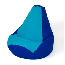 Sako bag pouffe Pear blue XL 130 x 90 cm