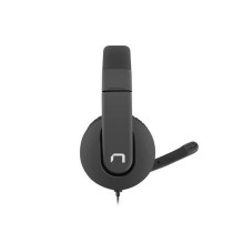 „Natec Genesis Rhea“ ausinės su galvos juosta, juodos