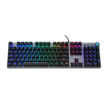 iBox Aurora K-4 klaviatūra, USB, QWERTY, juoda iBox Aurora K-4 klaviatūra, USB, QWERTY, juoda