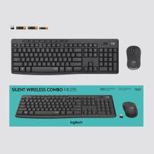 „Logitech MK295 Silent“ belaidis rinkinys