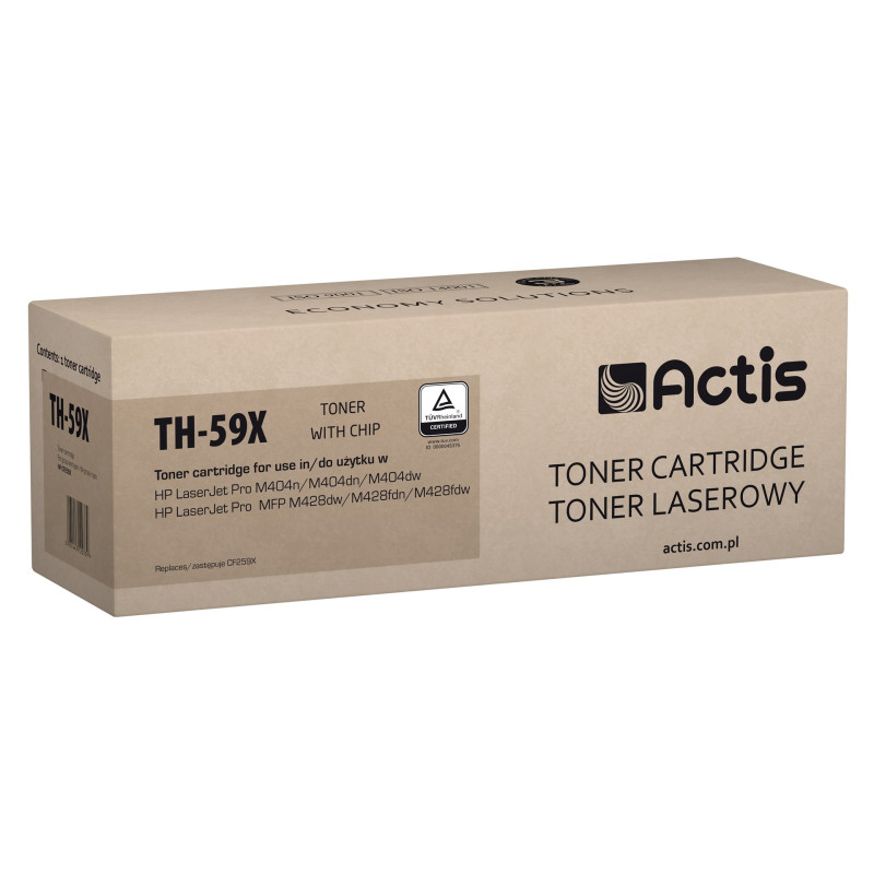 „Actis TH-59X“ toneris (pakeičia HP CF259X Supreme 10000 puslapių juodo rašalo kasetę). Su lustu. Rekomenduojame išjungt