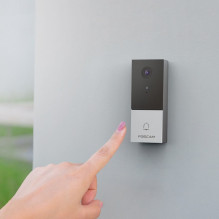 Foscam VD1 video intercom system 4 MP Black, Silver