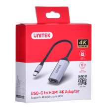 Cable adapter Unitek (V1420A) USB-C - HDMI 2.0 4K 60Hz Cable adapter Unitek (V1420A) USB-C - HDMI 2.0 4K 60Hz