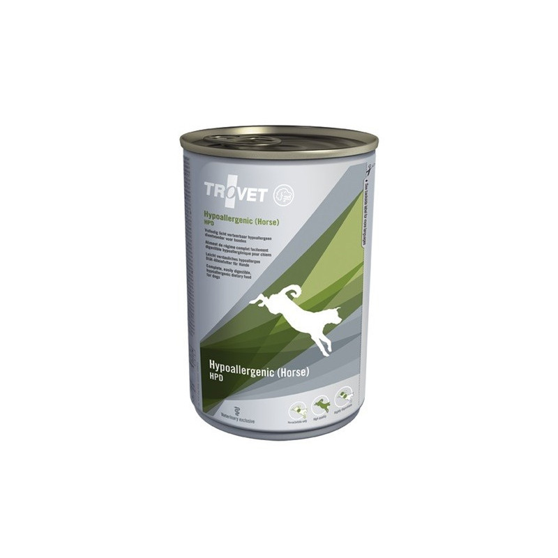 TROVET Hypoallergenic HPD with horse - Wet dog food - 400 g