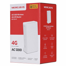 „Mercusys MB130-4G“ belaidis maršrutizatorius Ethernet dviejų dažnių (2,4 GHz / 5 GHz) baltas