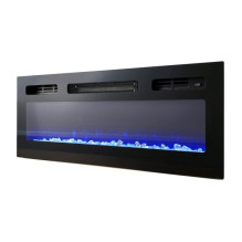 RTV EVA cabinet with electric fireplace 180x40x52 cm graphite / glossy graphite RTV EVA cabinet with electric fireplace 180x40x52 cm graphite / glossy graphite