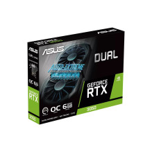 ASUS Dual-RTX3050-O6G NVIDIA GeForce RTX 3050 6 GB GDDR6 vaizdo plokštė ASUS Dual-RTX3050-O6G NVIDIA GeForce RTX 3050 6 GB GDDR6 vaizdo plokštė