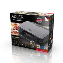 Adler AD 3043 sandwich maker 1300 W Black Adler AD 3043 sandwich maker 1300 W Black