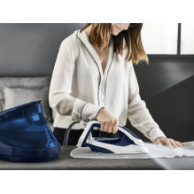 Tefal Pro Express Vision GV9812 3000 W 1,1 l „Durilium AirGlide“ automatinio valymo padas Mėlyna, balta