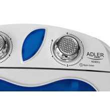 Adler AD 8051 washing machine Top-load 3 kg Blue, White Adler AD 8051 washing machine Top-load 3 kg Blue, White