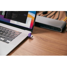 „Kingston Technology DataTraveler microDuo 3C“ USB atmintinė 64 GB USB A tipo / USB C tipo 3.2 Gen 1 (3.1 Gen 1) Violeti