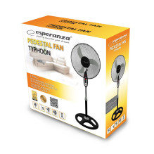 Esperanza EHF002KE, 16 '' standing fan, Black and Gray