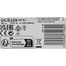 DeWALT DCS335NT elektrinis siaurapjūklis 3200 aps./min. 2 kg