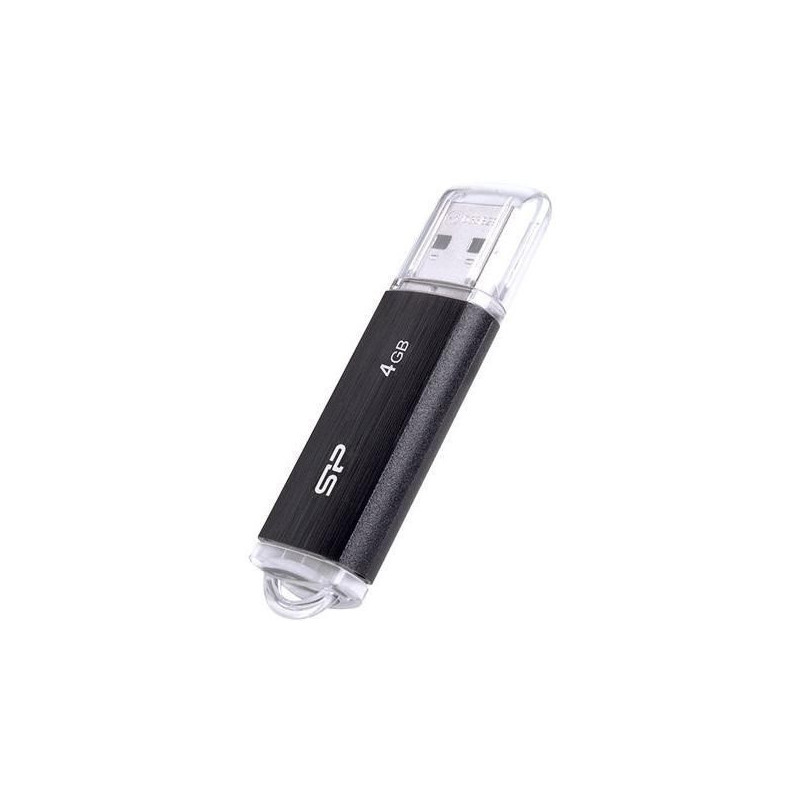 SILICON POWER Ultima U02 Pendrive USB flash drive 4 GB USB 2.0 (SP004GBUF2U02V1K) Black