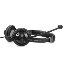 EPOS, SENNHEISER IMPACT SC 75 USB MS ausinės su laidiniu galvos lankeliu, jungiamumas / muzika, USB A tipo, juodos