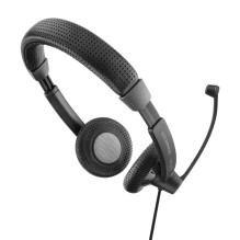 EPOS, SENNHEISER IMPACT SC 75 USB MS ausinės su laidiniu galvos lankeliu, jungiamumas / muzika, USB A tipo, juodos