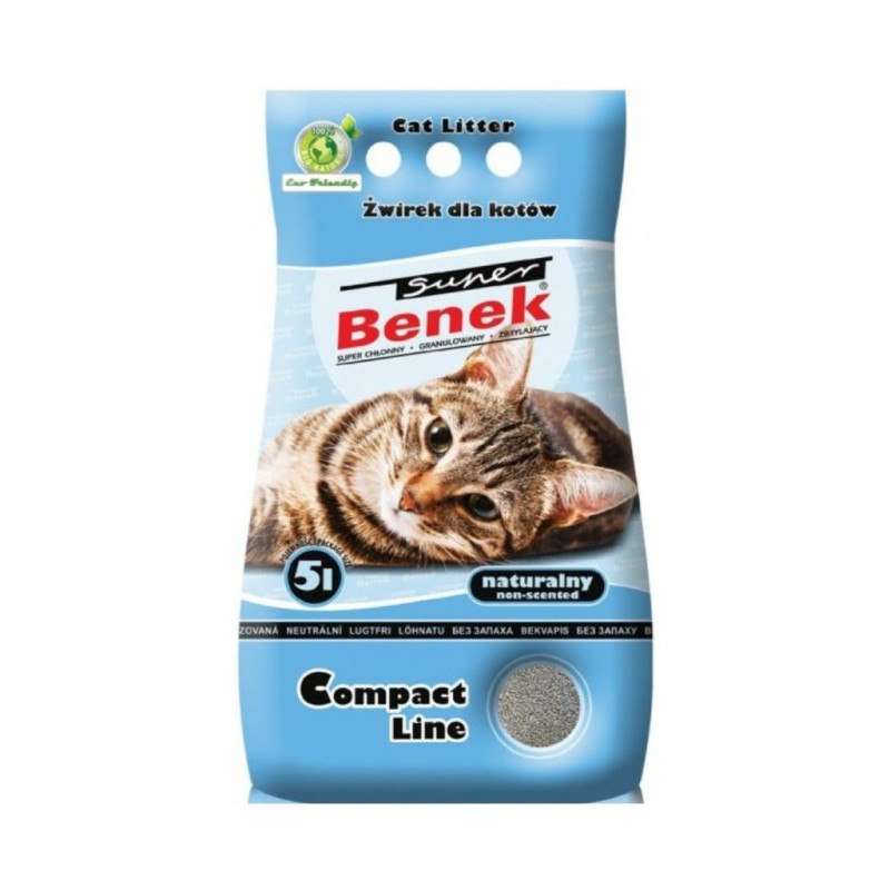 Certech Super Benek Compact Natural - kačių kraikas, gumuluojantis, 5 l