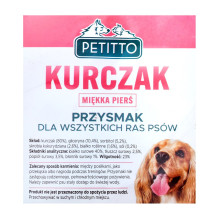 PETITTO Soft chicken breasts - dog treat - 500 g PETITTO Soft chicken breasts - dog treat - 500 g