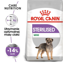 Royal Canin CCN MINI STERILISED - sausas ėdalas suaugusiems šunims - 8 kg
