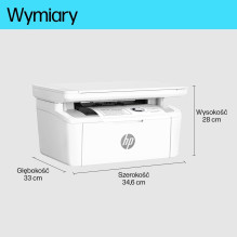 HP LaserJet MFP M140w Printer