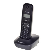 „Panasonic KX-TG1611“ telefonas su DECT ryšiu, juodas, skambinančiojo ID