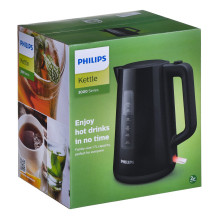 „Philips HD9318/20“ elektrinis virdulys, 1,7 l, 2200 W, juodas „Philips HD9318/20“ elektrinis virdulys, 1,7 l, 2200 W, juodas