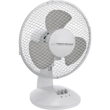 Desktop fan 9" Esperanza EHF004WE ZEPHYR White-Gray