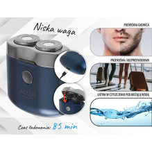 Adler AD 2937 men's shaver Rotation shaver Blue Adler AD 2937 men's shaver Rotation shaver Blue
