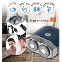 Adler AD 2937 men's shaver Rotation shaver Blue Adler AD 2937 men's shaver Rotation shaver Blue