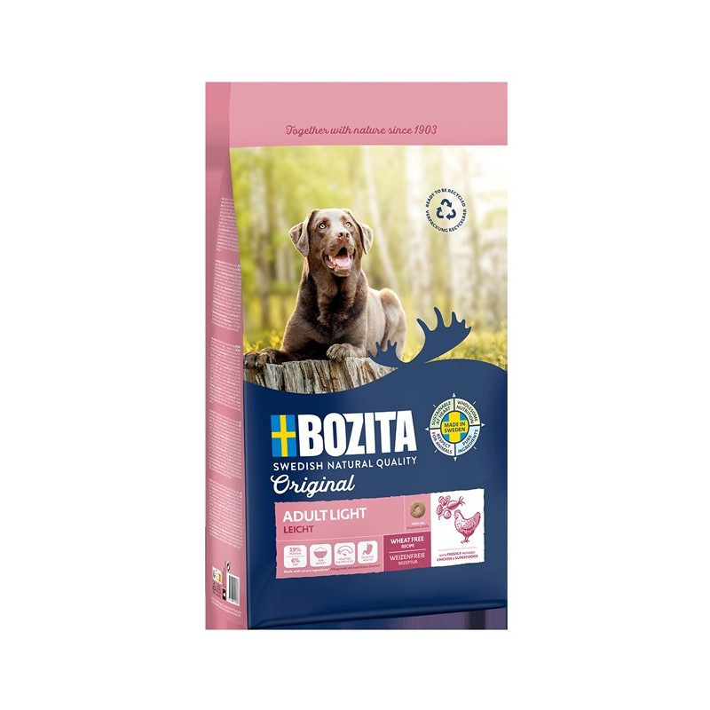 BOZITA Original Adult Light Chicken sausas šunų ėdalas, 12 kg