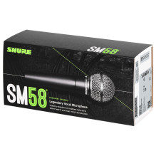 Shure SM58 juodas scenos / pasirodymo mikrofonas Shure SM58 juodas scenos / pasirodymo mikrofonas