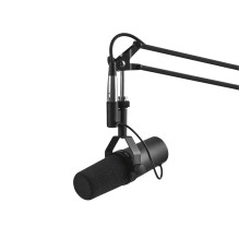 Shure SM7B mikrofonas, juodas, studijinis mikrofonas