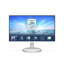 „Philips V Line 241V8AW / 00“ LED ekranas 60,5 cm (23,8 colio) 1920 x 1080 pikselių „Full HD“ LCD, baltas