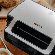 Adler AD 3073 Sandwich toaster Silver - Black Adler AD 3073 Sandwich toaster Silver - Black