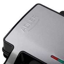 Adler AD 3073 Sandwich toaster Silver - Black Adler AD 3073 Sandwich toaster Silver - Black