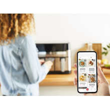 Tefal Dual Easy Fry &amp; Grill EY905D Double 8.3 L Stand-alone 2700 W Hot air fryer Stainless steel