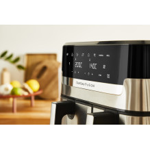 Tefal Dual Easy Fry &amp; Grill EY905D Double 8.3 L Stand-alone 2700 W Hot air fryer Stainless steel