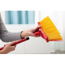 Broom VILEDA 2in1 Garden Outdoor (red / yellow) Broom VILEDA 2in1 Garden Outdoor (red / yellow)