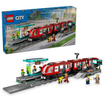 LEGO CITY 60423 Miesto centro tramvajus ir stotis
