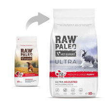 RAW PALEO Ultra MediumLarge Puppy Beef - sausas ėdalas šuniukams - 10 kg RAW PALEO Ultra MediumLarge Puppy Beef - sausas ėdalas šuniukams - 10 kg