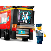 LEGO CITY 60407 Raudonas dviaukštis apžvalginis autobusas