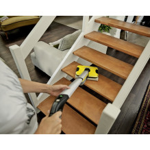 Kärcher FC 7 Belaidė elektrinė šluota, akumuliatorinė, sausam ir šlapiam valymui, be maišelio, sidabrinė, geltona