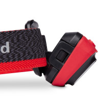 „Black Diamond Cosmo 350“ juodas, raudonas žibintuvėlis su galvos juosta