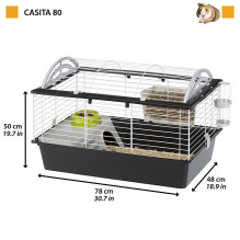 FERPLAST Casita 80 - cage for guinea pig and rabbit