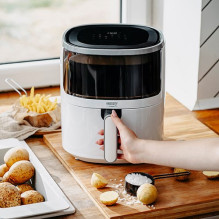 Camry CR 6313 Airfryer 12 programų 5 litrai sidabrinė
