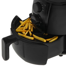 „Airfryer Adler AD 6312“ 2,5 litro neriebi gruzdintuvė, juoda „Airfryer Adler AD 6312“ 2,5 litro neriebi gruzdintuvė, juoda