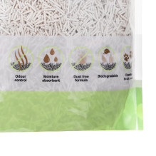 DIAMENTIQ Tofu Matcha Ultra gumulėlių kraikas - augalinis - 2,5 kg