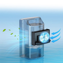 „Media-Tech Air-Dry Pro 2 L 65 W“ baltas