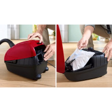 Bosch Serie 4 BGB38RD2 dulkių siurblys 4 l Cilindrinis dulkių siurblys Sausas 600 W Dulkių maišelis