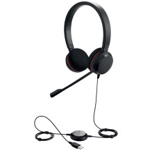 Jabra Evolve 20 UC Stereo USB-A - laidinės ausinės, juodos